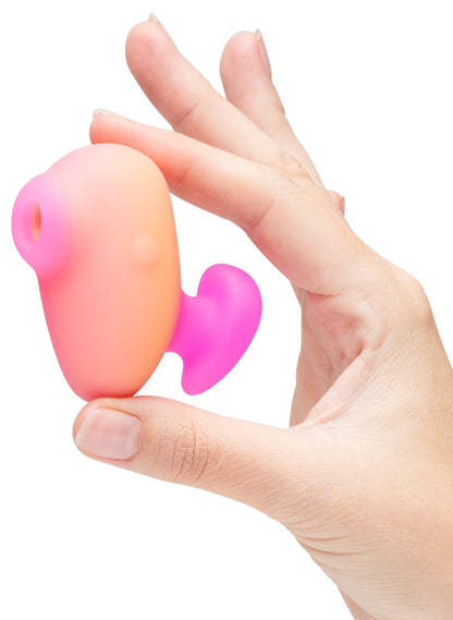 ROMP Kiss Anwendung ergonomischer 2 Finger Griff