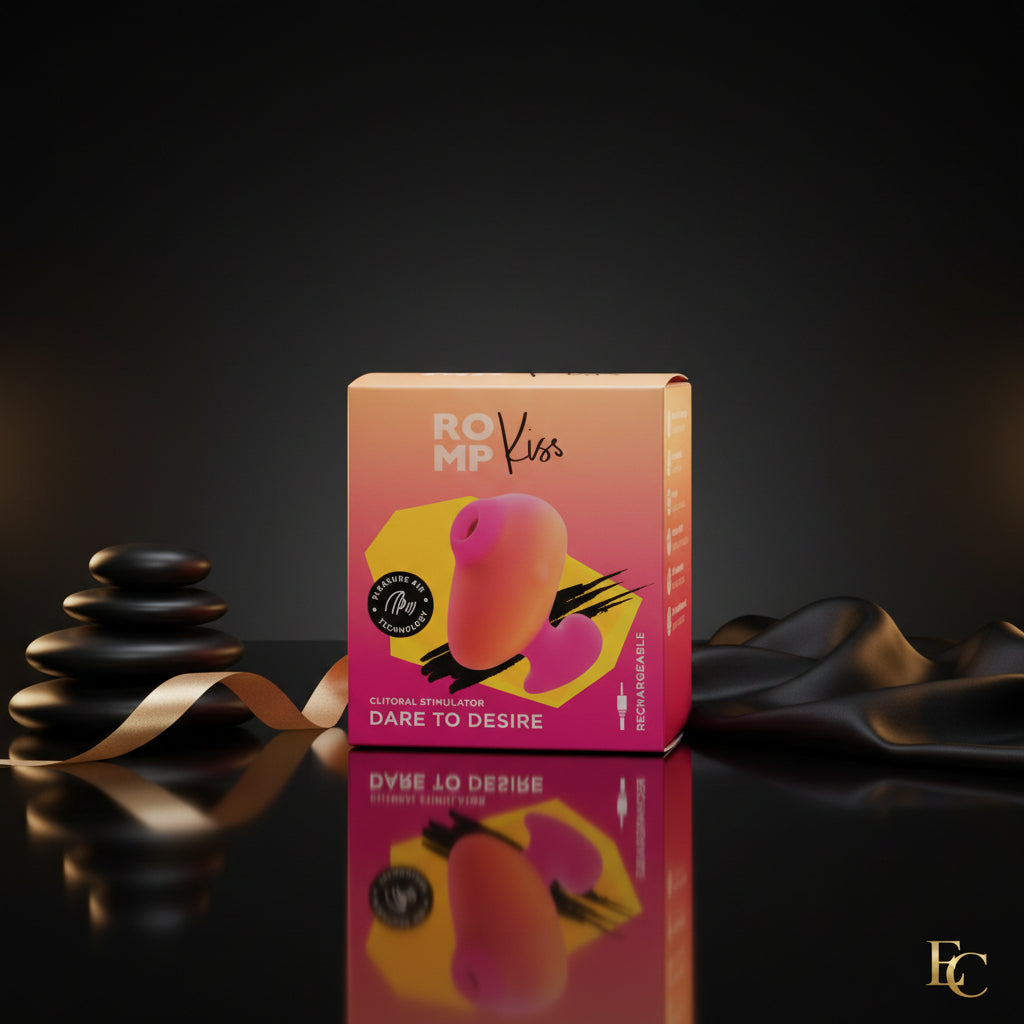 ROMP Kiss Verpackung Produktbox pink