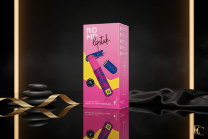 ROMP Lipstick Pulsator Produktverpackung in modernem Design