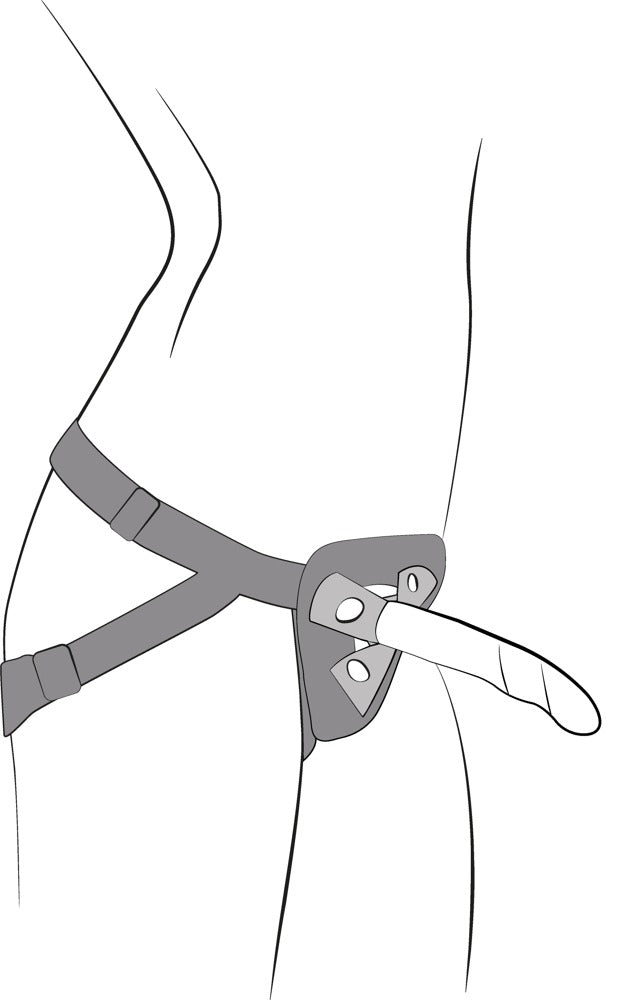 Detailaufnahme des verstellbaren Umschnallgurts Strap-on Set