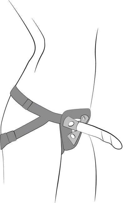Detailaufnahme des verstellbaren Umschnallgurts Strap-on Set