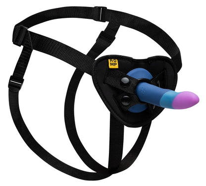 ROMP Piccolo Pegging Kit Strap-on Set Gesamtansicht mit Umschnallgurt