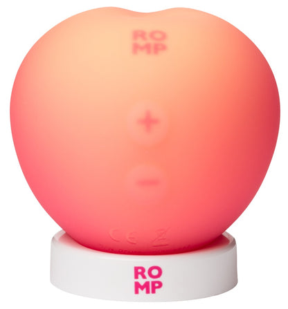 ROMP Pink Peach Klitorisstimulator im Pfirsich Design Detailansicht