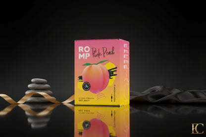 ROMP Pink Peach Verpackung Produktbox Design Vorderseite
