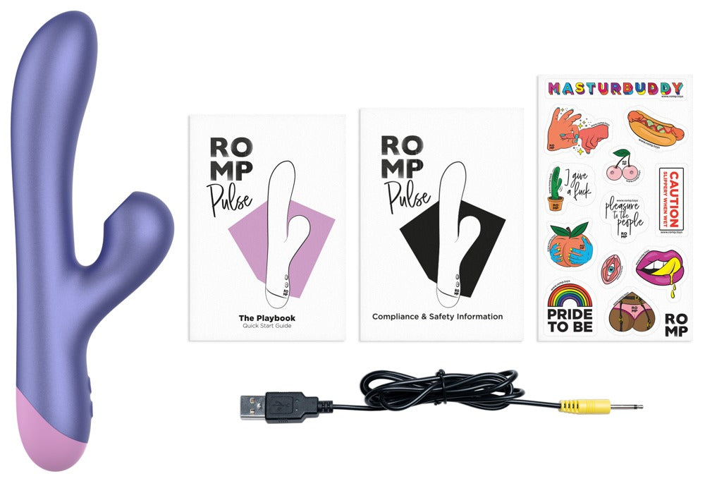 ROMP Pulse Rabbit Vibrator Verpackung und Lieferumfang