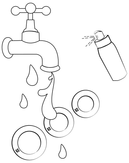 Reinigung der ROMP Remix Trio Silikonringe unter Wasser