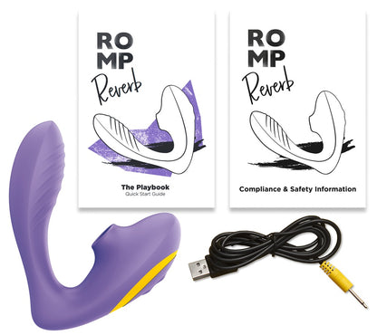 Lieferumfang des ROMP Reverb mit USB-Ladekabel