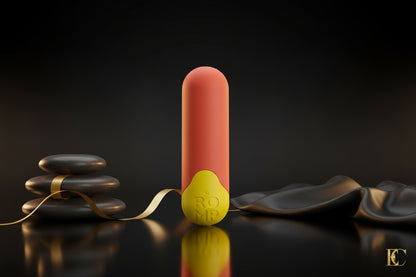 ROMP Riot Minivibrator in Orange – kompakte Form, Silikon Oberfläche