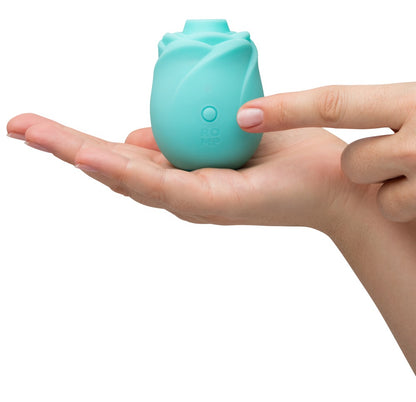 Einfache Bedienung des ROMP Rose Glow Stimulators per Knopfdruck