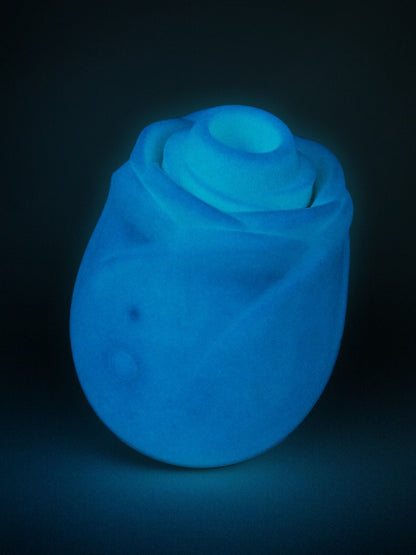 ROMP Rose Glow Stimulator mit Glow-in-the-Dark Effekt im Dunkeln