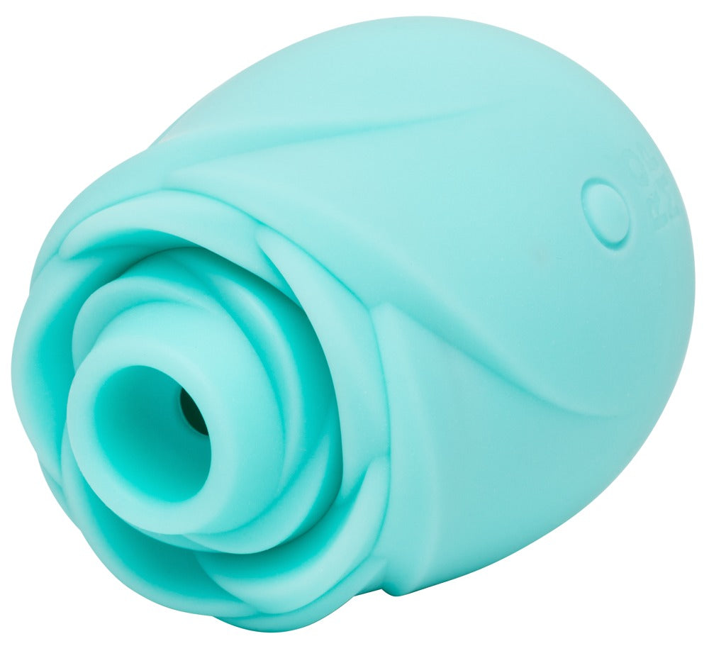Detail der Öffnung des ROMP Rose Glow Stimulators aus Silikon