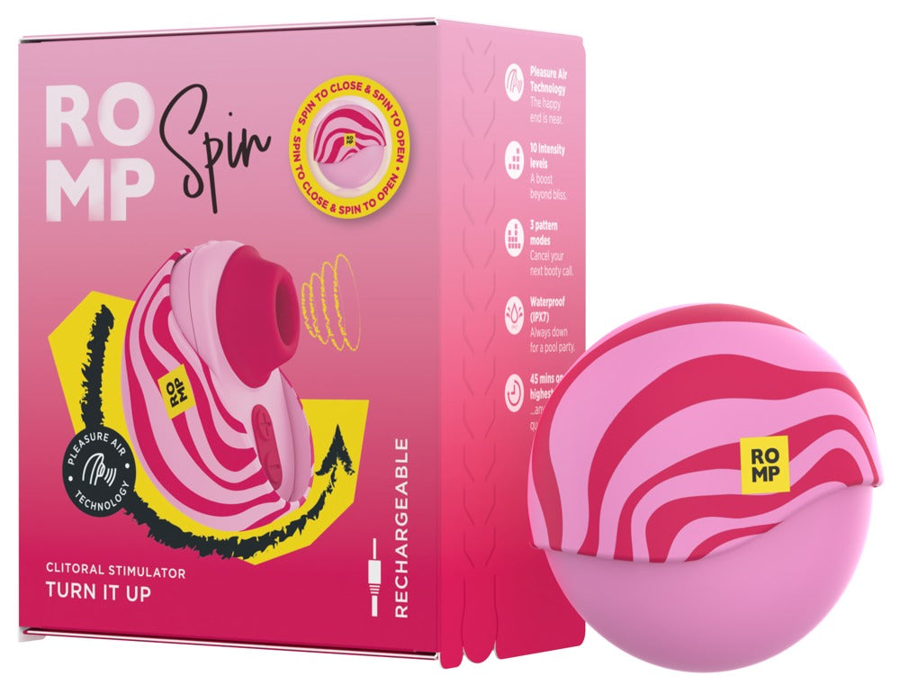 Verpackung des ROMP Spin seitliche Ansicht