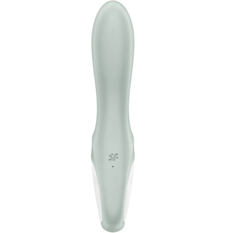 Satisfyer Air Pump Booty 3 Vibrator in Mint mit ergonomisch geschwungener Form in der Rückansicht