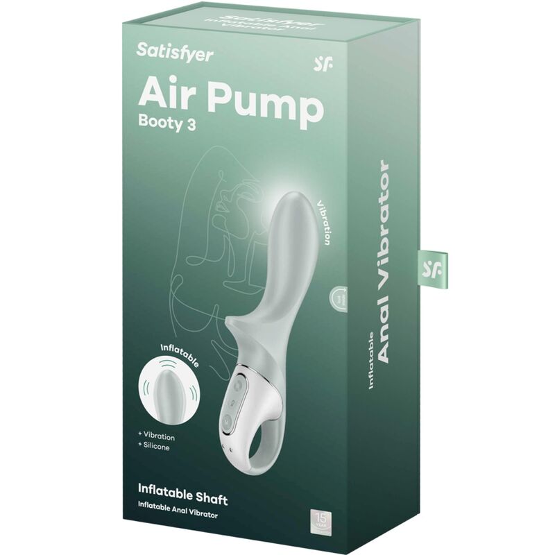 Satisfyer Air Pump Booty 3 Vibrator in Mint in der Originalverpackung