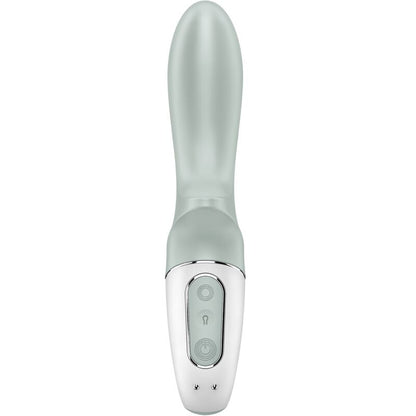 Satisfyer Air Pump Booty 3 Vibrator in Mint mit sichtbaren Bedienelementen in der Vorderansicht