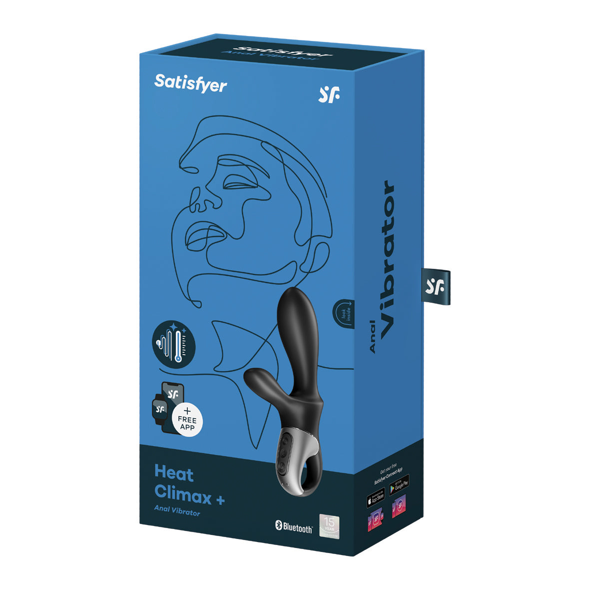 Satisfyer Heat Climax+ Wärmevibrator mit App-Steuerung in der Originalverpackung