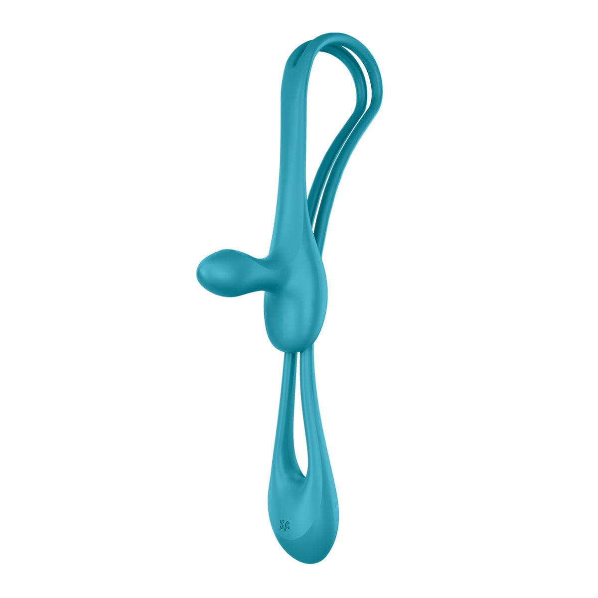 Satisfyer Plug & Play 1 in Funktionsansicht mit verschiebbarem Plug und flexibel formbarer Schlaufe