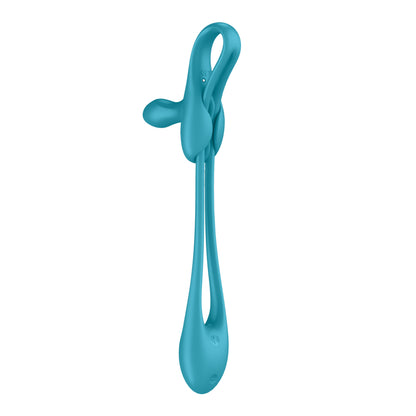 Satisfyer Plug & Play 1 in Vorderansicht mit flexiblem Ringbereich, Analplug und ergonomisch geformtem Auflegevibrator