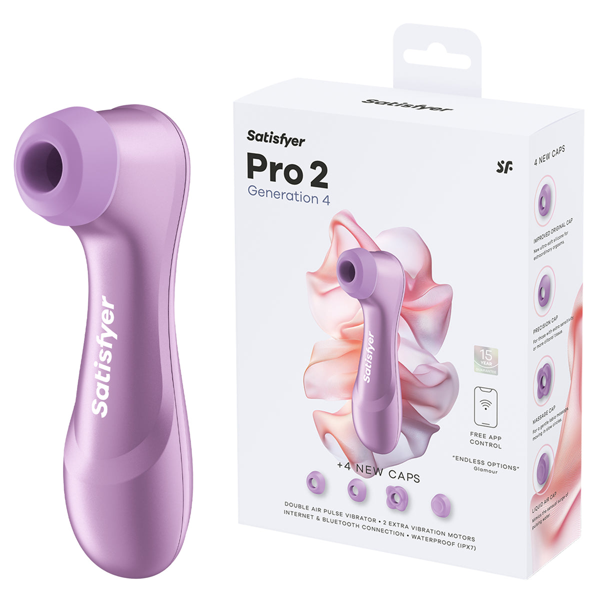 Satisfyer Pro 2 Generation 4 in Amethyst mit Originalverpackung