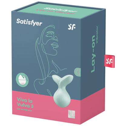 SATISFYER Viva La Vulva 3 Auflegevibrator in Mint in der Originalverpackung