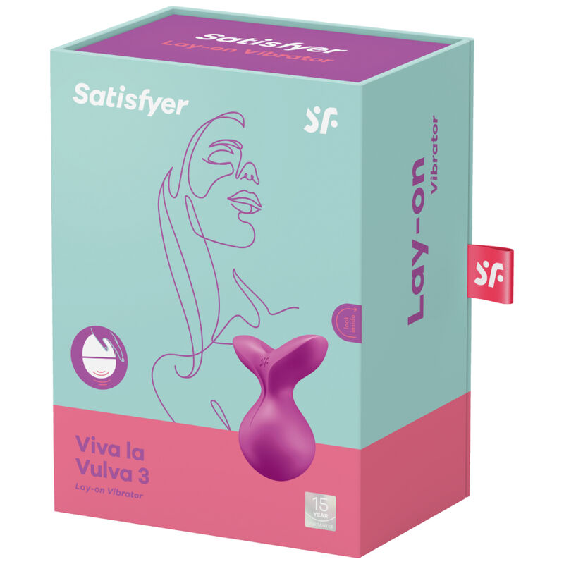 SATISFYER Viva La Vulva 3 Auflegevibrator in Pink in der Originalverpackung