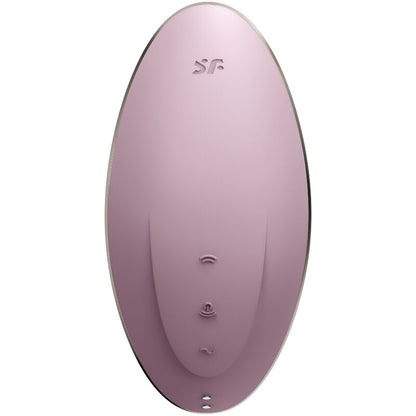 SATISFYER Vulva Lover 1 in Rosa mit sichtbaren Bedienelementen in der Vorderansicht