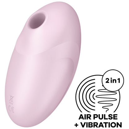 SATISFYER Vulva Lover 3 in Rosa mit Air-Pulse-Technologie und Vibration in der Gesamtansicht