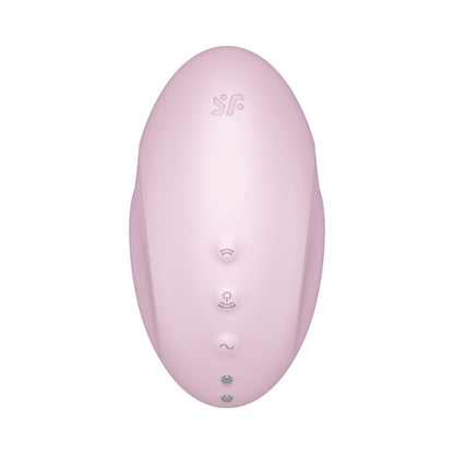 SATISFYER Vulva Lover 3 in Rosa mit sichtbaren Bedienelementen in der Vorderansicht
