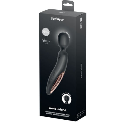 SATISFYER Wand-erland Wand-Massager in Schwarz in der Originalverpackung