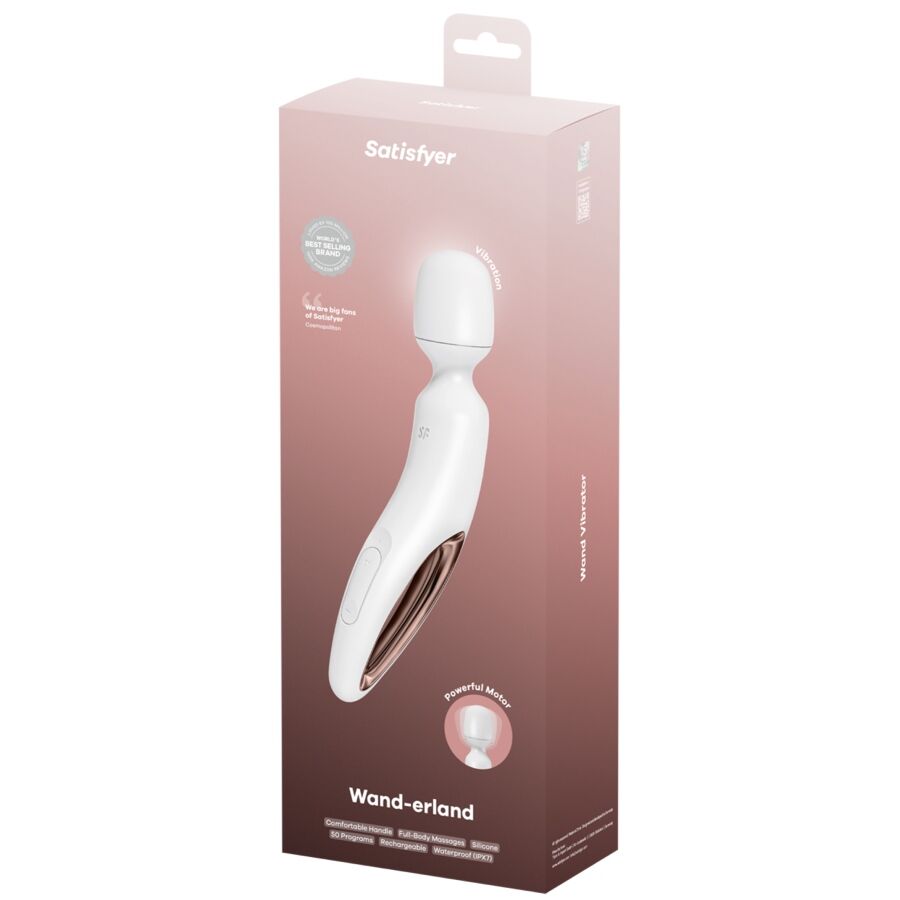 SATISFYER Wand-erland Wand-Massager in Weiß in der Originalverpackung