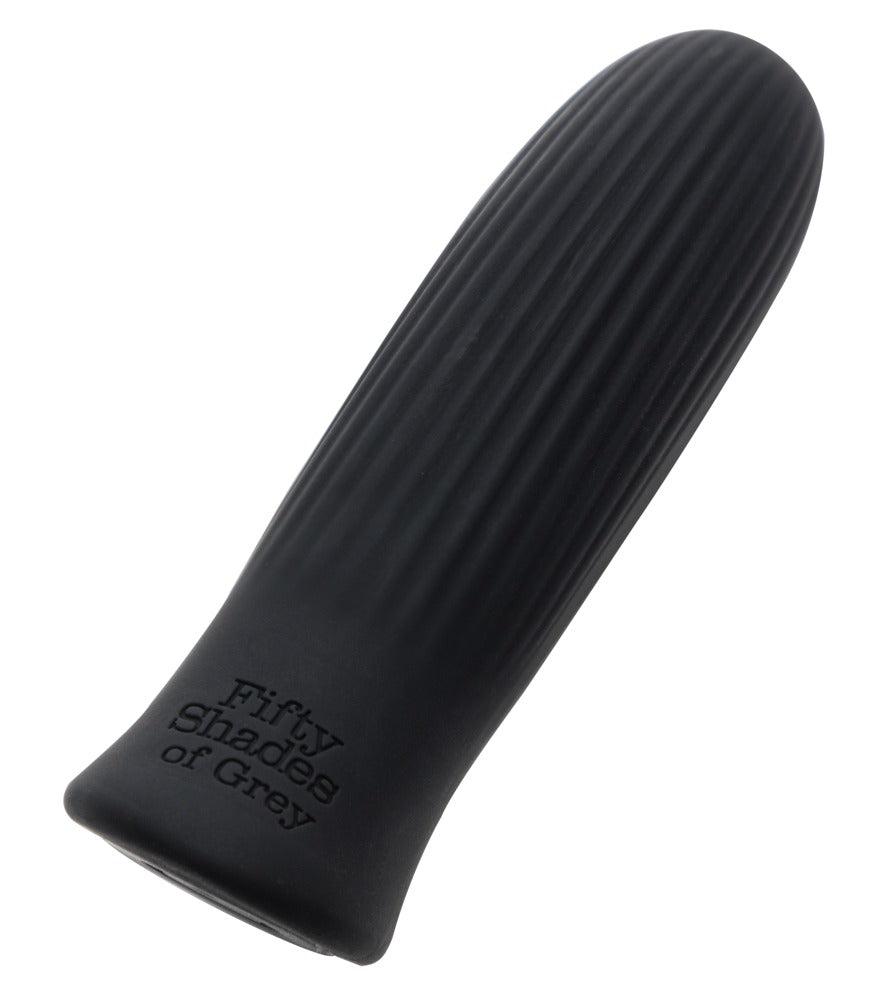 Detailansicht des Sensation Bullet Vibrators mit strukturierter Oberfläche für vielseitige Anwendung