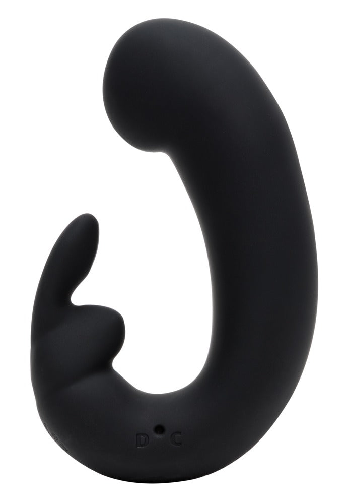 Rabbit Vibrator mit ergonomischer Form zur gleichzeitigen Stimulation aus Silikon