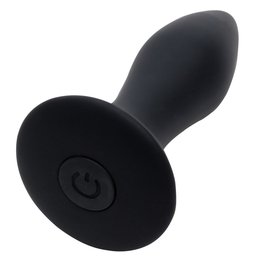 Detailansicht des Standfußes mit integriertem Bedienknopf beim Analvibrator