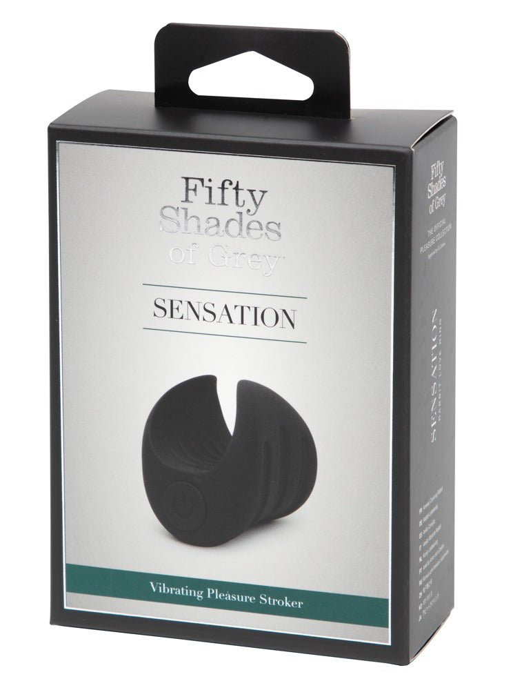 Diskreter Vibro-Masturbator in der Handfläche mit kompakter Form und weicher Oberfläche