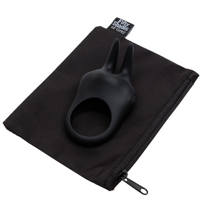 Sensation Vibrating Rabbit Love Ring mit diskretem Aufbewahrungsbeutel
