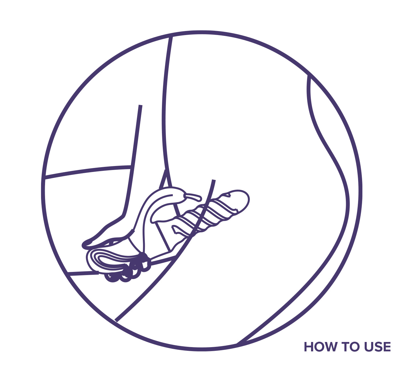 Illustration der Anwendung des SHANiCE Sibaxx Vibrators