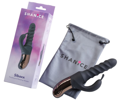 SHANiCE Sibaxx Vibrator Set mit Zubehör und Verpackung