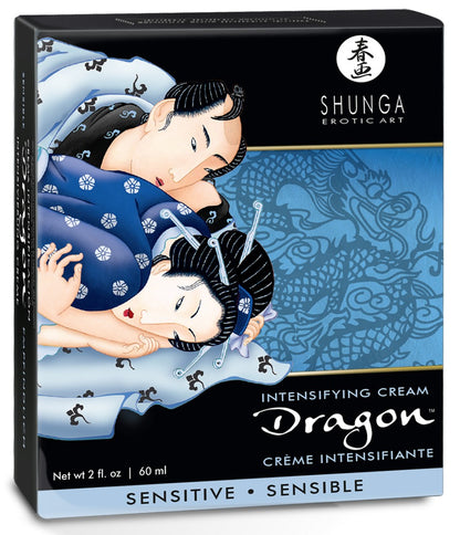 Shunga Dragon Sensitive Intensifying Cream Verpackungsdesign Detail