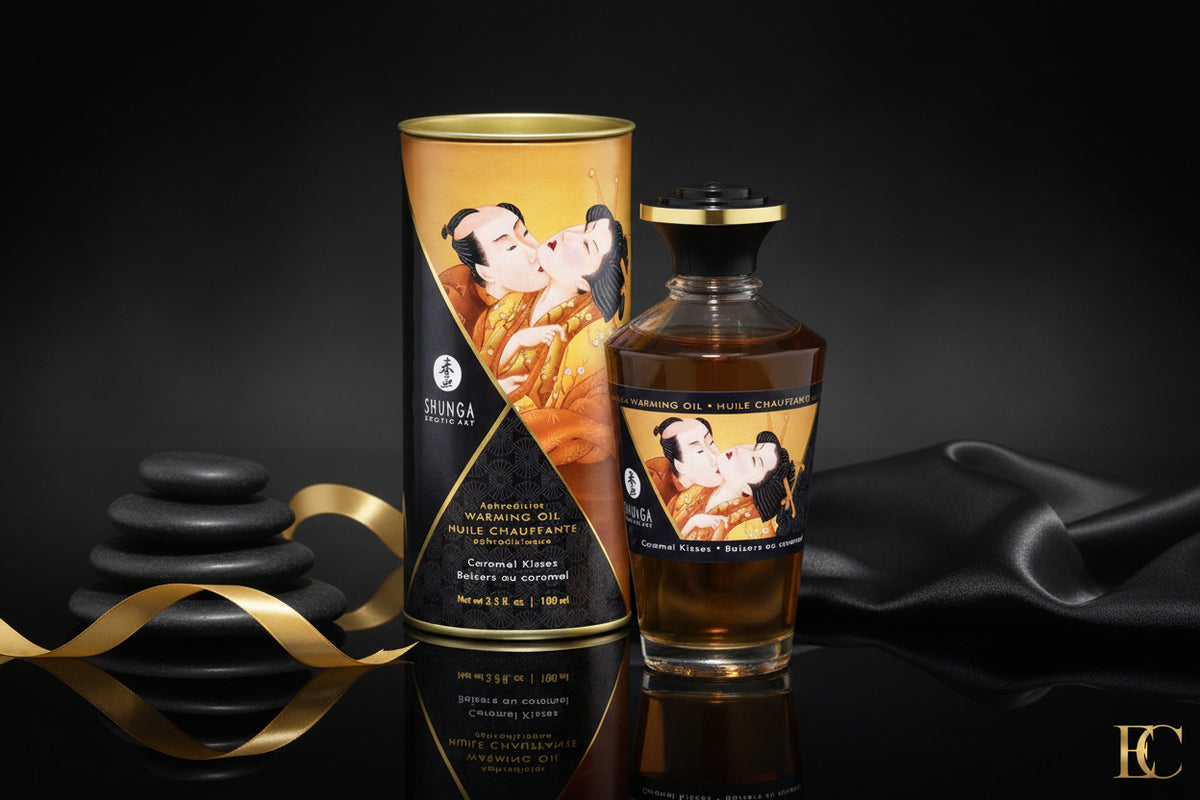SHUNGA Intimate Kisses Öl Caramel Kisses in einer eleganten Flasche