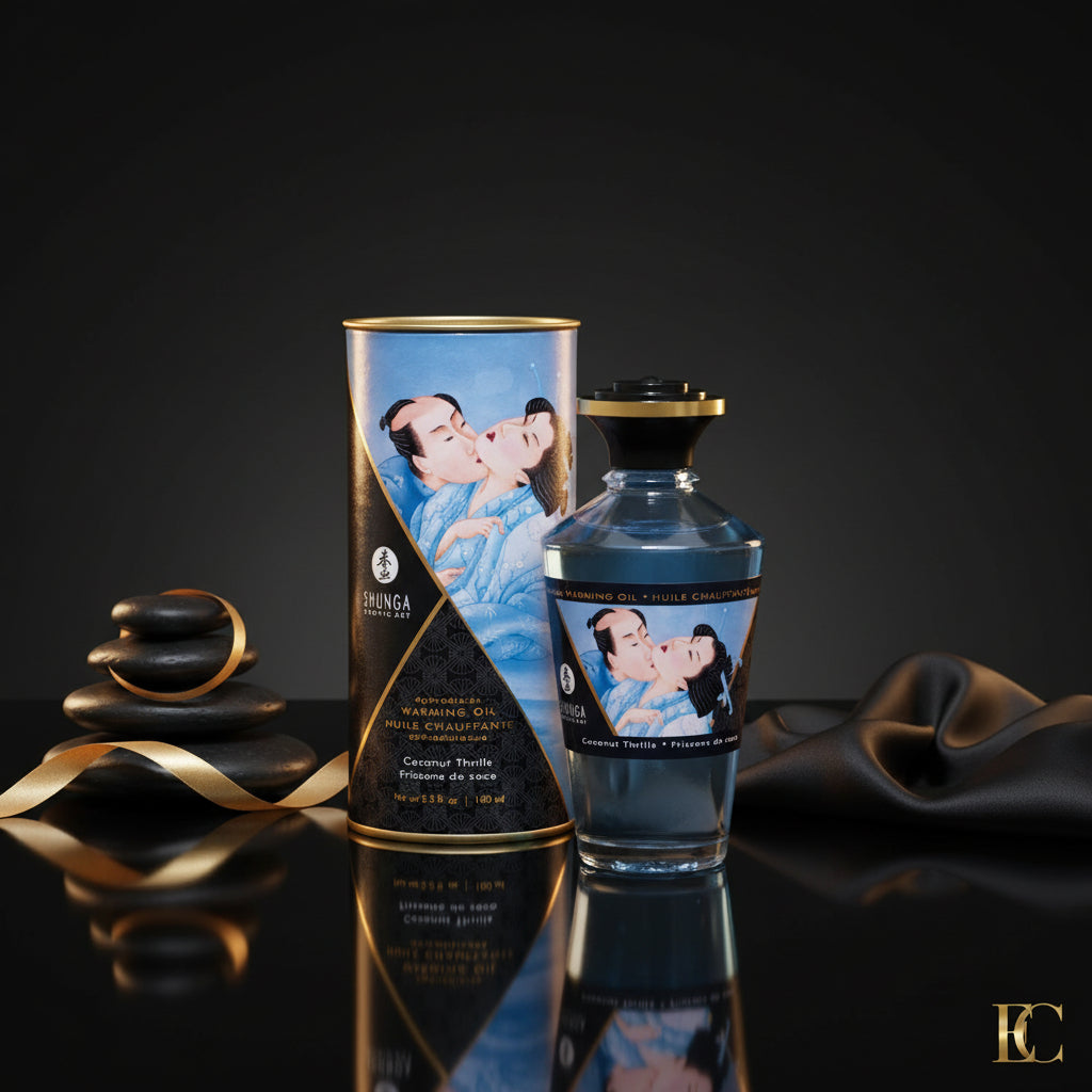 SHUNGA Intimate Kisses Öl Coconut Thrills in einer attraktiven Verpackung