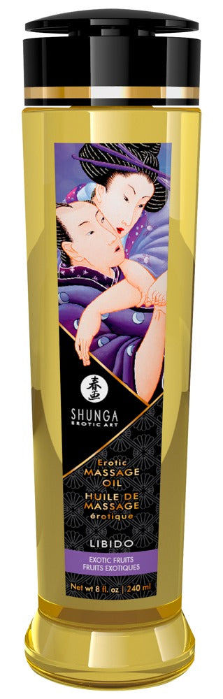 SHUNGA Massage Öl Libido Exotic Fruits 240ml Verpackung Vorderseite