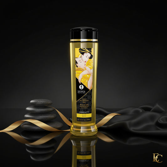 SHUNGA Massageöl Serenity Monoi 240ml Flasche Vorderansicht