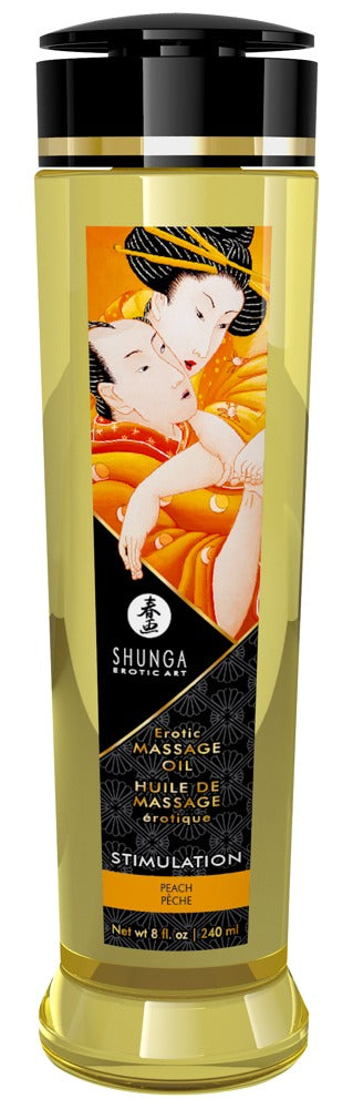 SHUNGA Massageöl Stimulation Peach 240ml Verpackung
