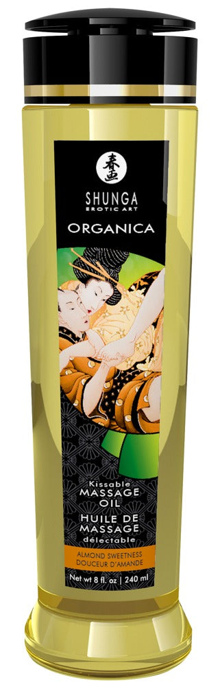 SHUNGA Organica Almond Sweetness Massageöl 240ml Detailansicht