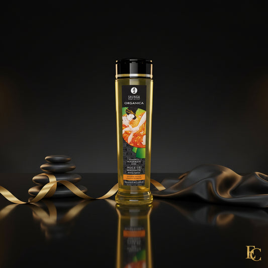 SHUNGA Organica Luscious Mango Massageöl 240ml mit fruchtigem Mangoduft