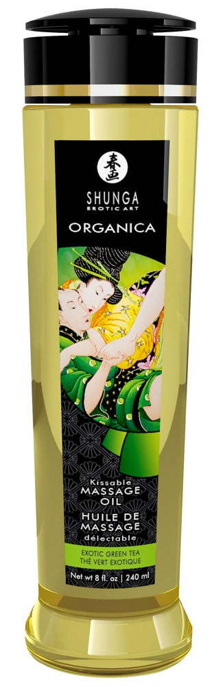 Shunga Organica Massageöl Exotic Green Tea 240 ml Produktansicht