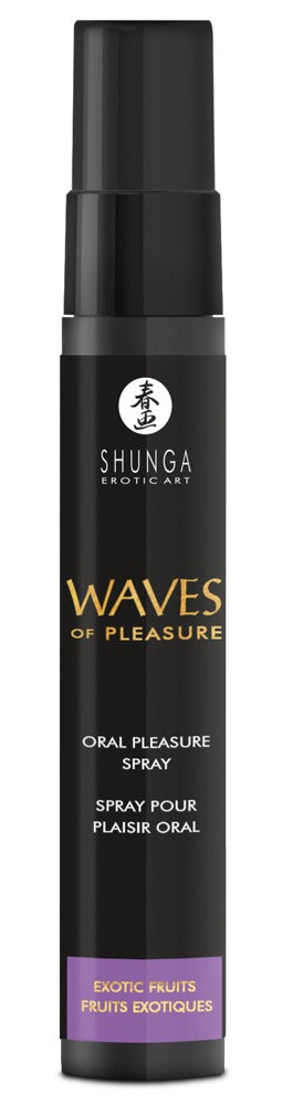 Shunga Waves of Pleasure Exotic Fruits Mundspray Flasche Detailansicht