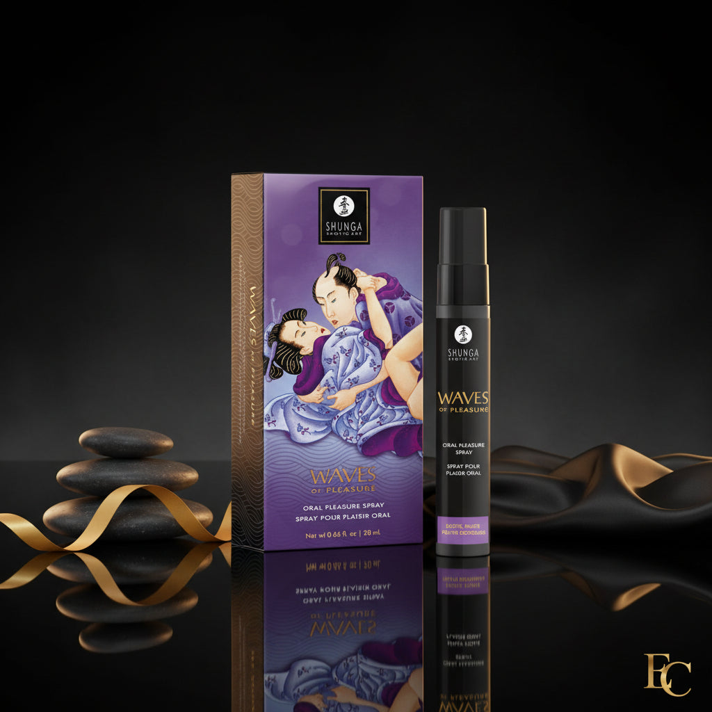 Mundspray Waves of Pleasure Exotic Fruits von Shunga in fruchtiger Verpackung
