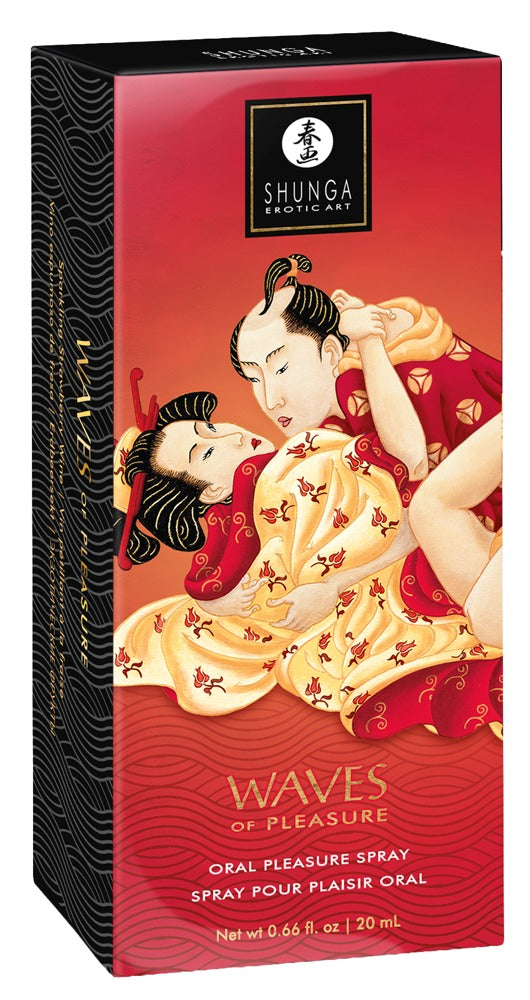 SHUNGA Waves of Pleasure Spray Strawberry Verpackung Vorderseite