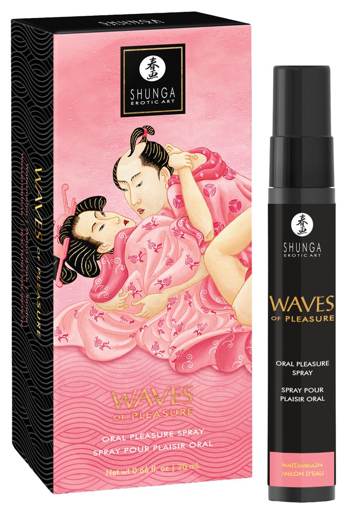 SHUNGA Waves of Pleasure Spray Watermelon Produkt mit Verpackung